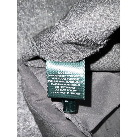 Lauren Ralph Lauren Pants Womens Size 6 Gray Zipper Bootcut Ankle - Picture 8 of 10